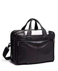 Tumi Alpha 3 Expandable Organizer Leather Laptop Brief
