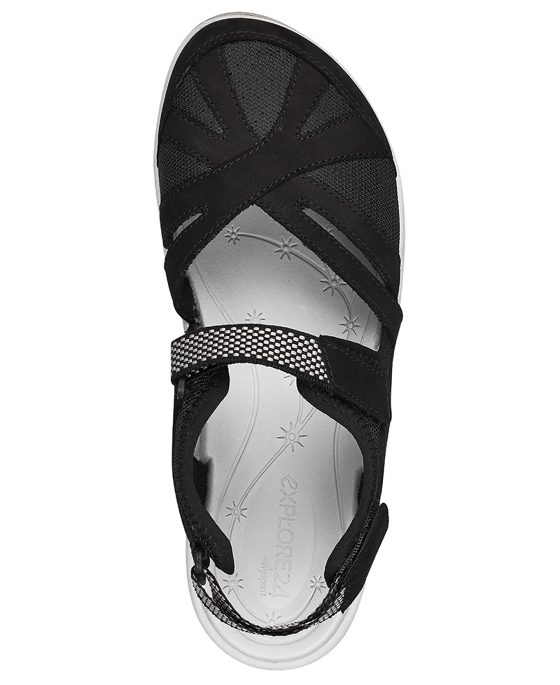 Easy Spirit Women's Esplash Closed Toe Hiking Sandals
