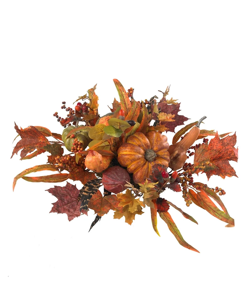 Nearly Natural Harvest Centerpiece