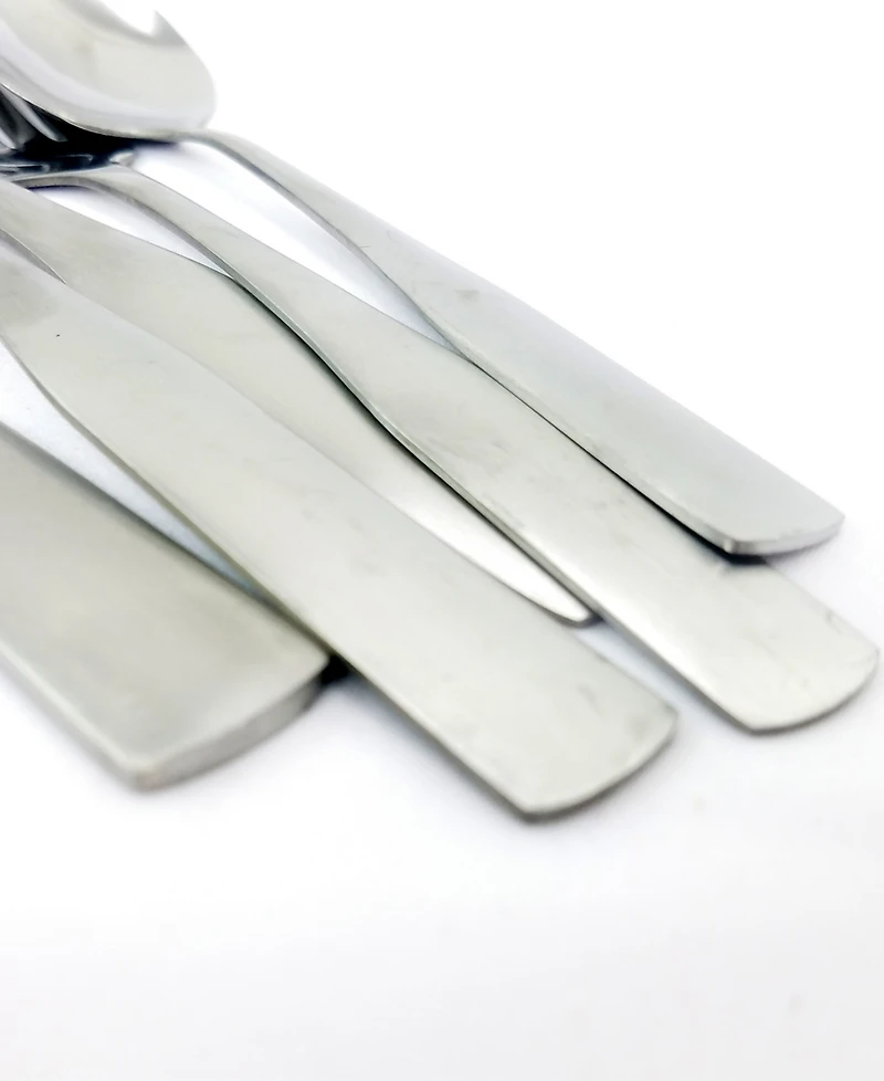 Abbeville 61 Piece Flatware Set with Wire Caddy