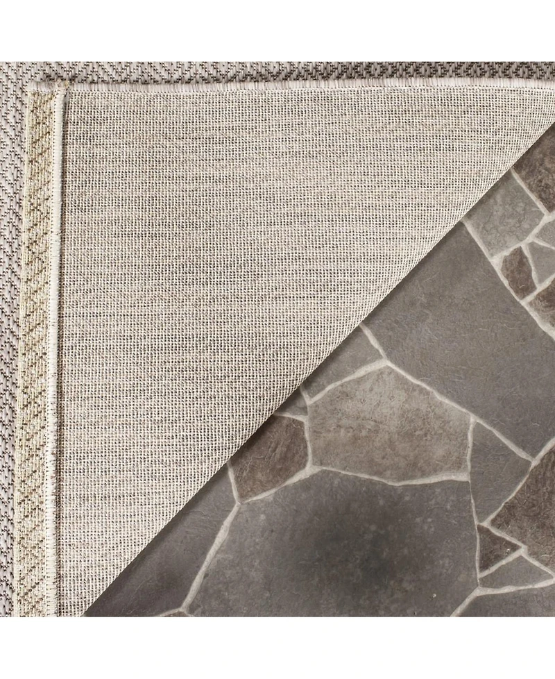 Safavieh Courtyard CY8520 Beige 5'3" x 7'7" Sisal Weave Outdoor Area Rug