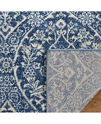 Safavieh Brentwood BNT860 Navy and Light Gray 5'3" x 7'6" Area Rug