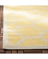 Safavieh Courtyard CY6009 Yellow and Beige 5'3" x 7'7" Sisal Weave Outdoor Area Rug