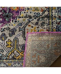 Safavieh Monaco MNC251 Violet and Light Blue 5'1" x 7'7" Area Rug
