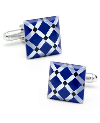 Mother of Pearl Diamond Cufflinks