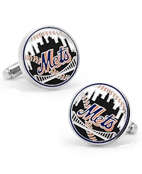 New York Mets Baseball Cufflinks
