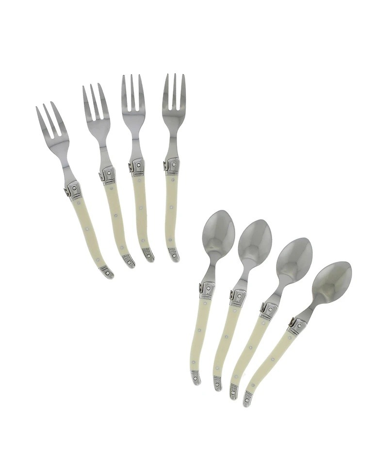 French Home Laguiole Cocktail or Dessert Spoons and Forks