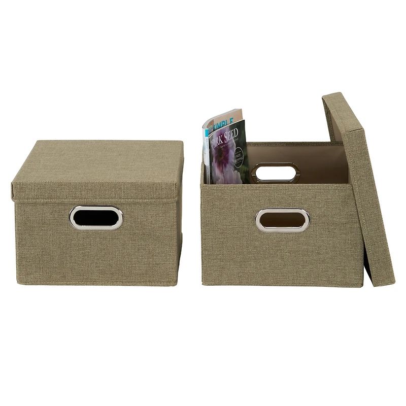 Household Essentials 2-Pc. Moss Storage Box Set