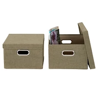 Household Essentials 2-Pc. Moss Storage Box Set