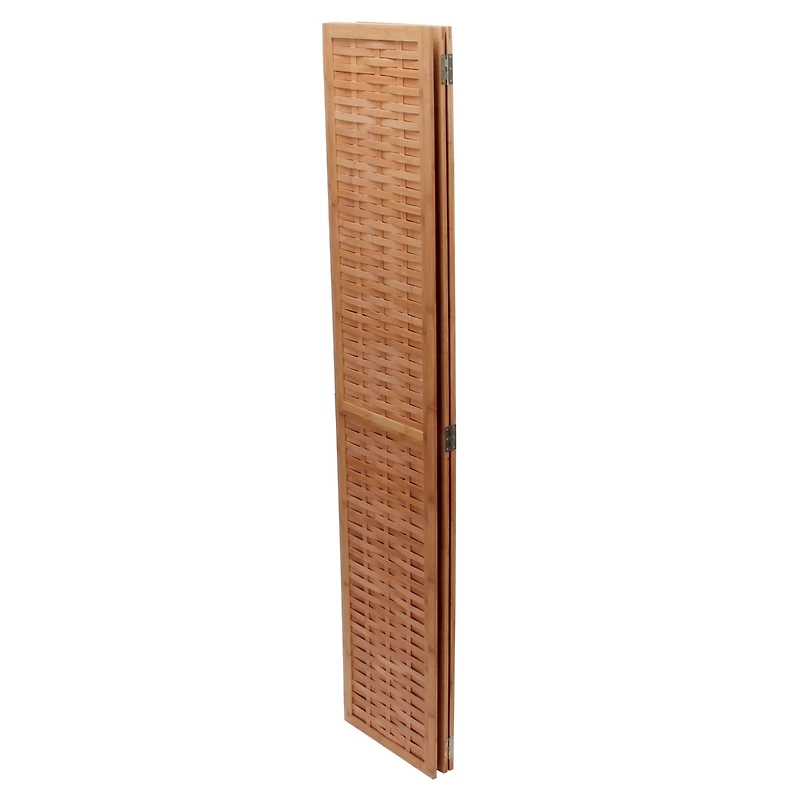 Household Essentials Basket Weave Bamboo Screen