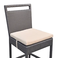 Tropez Outdoor Wicker Barstool