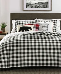 Closeout! Eddie Bauer Mountain Plaid Comforter Set