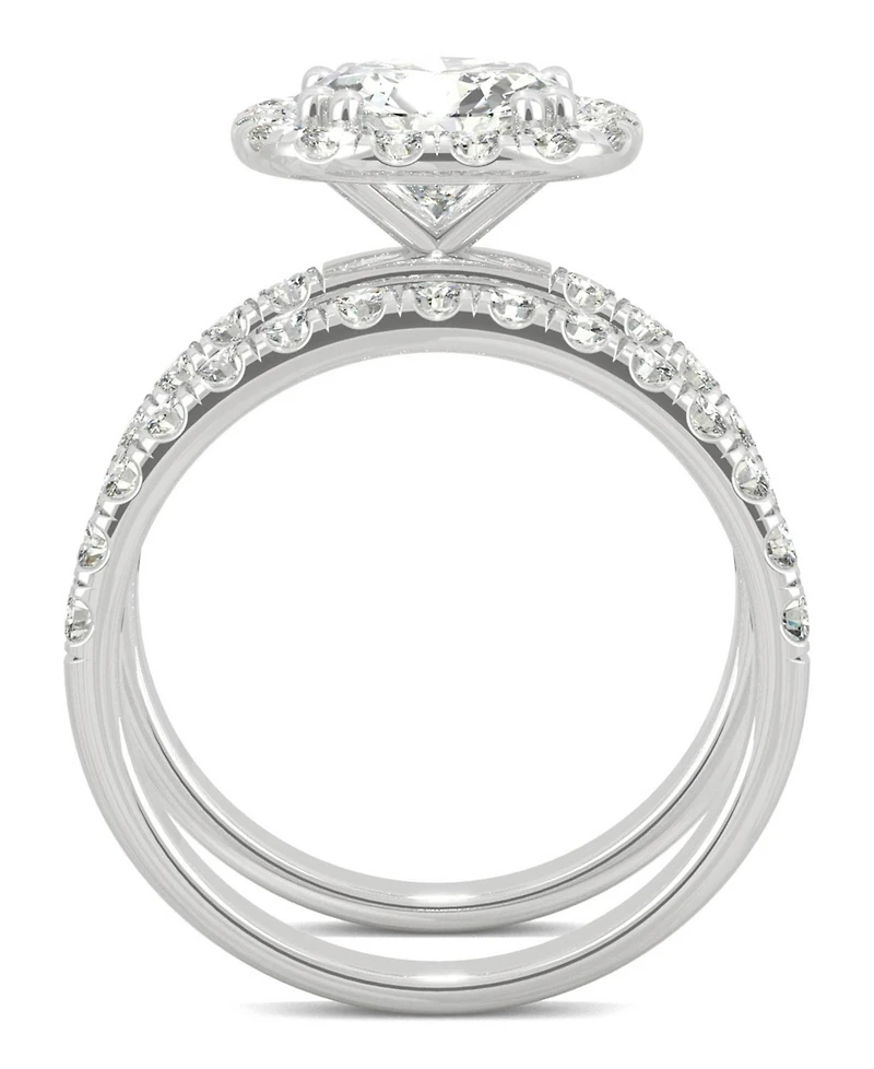 Moissanite Bridal Set (2-7/8 ct. t.w. Diamond Equivalent) in 14k white gold