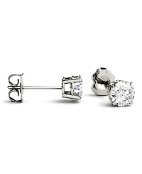 Moissanite Stud Earrings (1/2 ct. t.w. Diamond Equivalent) in 14k white or yellow gold