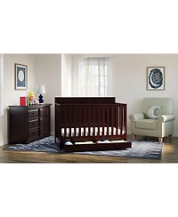 Graco Hadley 5-in-1 Convertible Crib with Drawer (White) –Crib Combo
