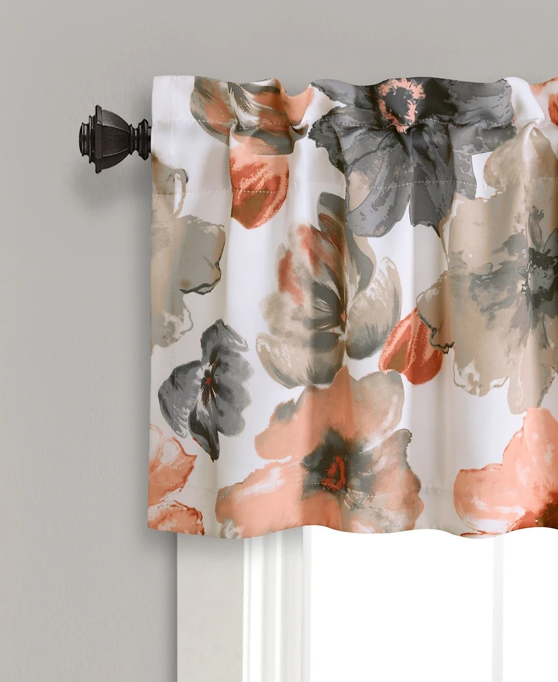 Leah Floral 18" x 52" Valance