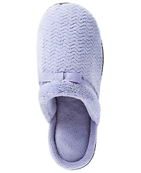 Isotoner Women's Chevron Microterry Clog Slippers, Online Only