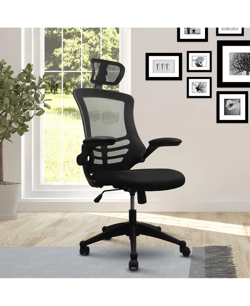 Techni Mobili Modern High-Back Mesh Executive Office Chair