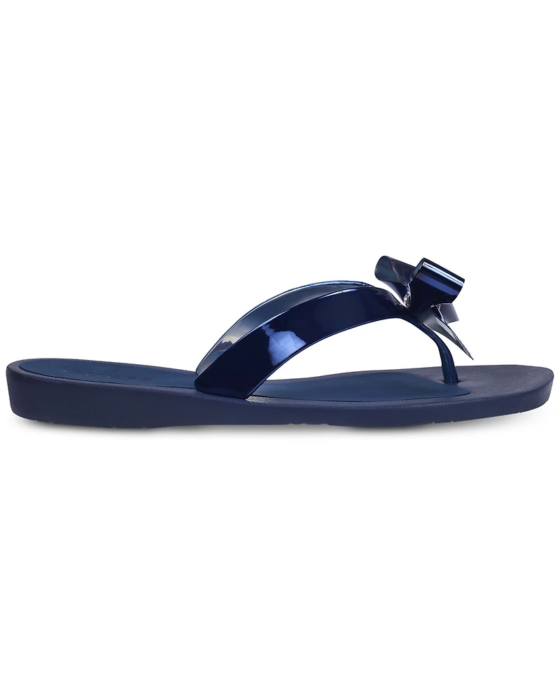 Guess Women's Tutu Eva Fashion Bow Detail Flip Flop Sandals