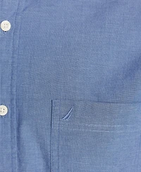 Nautica Men's Classic-Fit Stretch Solid Oxford Button-Down Shirt