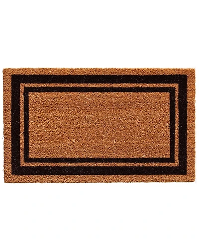Home & More Border Natural Coir/Vinyl Doormat, 24" x 36"