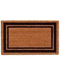 Home & More Border Natural Coir/Vinyl Doormat, 24" x 36"