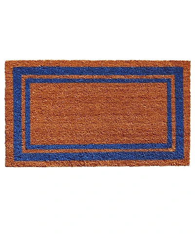 Home & More Border Natural Coir/Vinyl Doormat, 24" x 36"