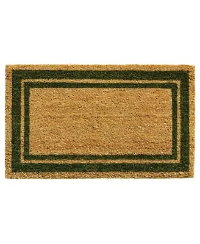Home More Border Natural Coir Vinyl Doormats