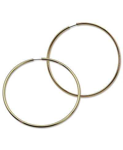 Guess 1 1/2" Large Endless Hoop Earrings