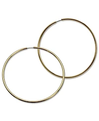 Guess 1 1/2" Large Endless Hoop Earrings