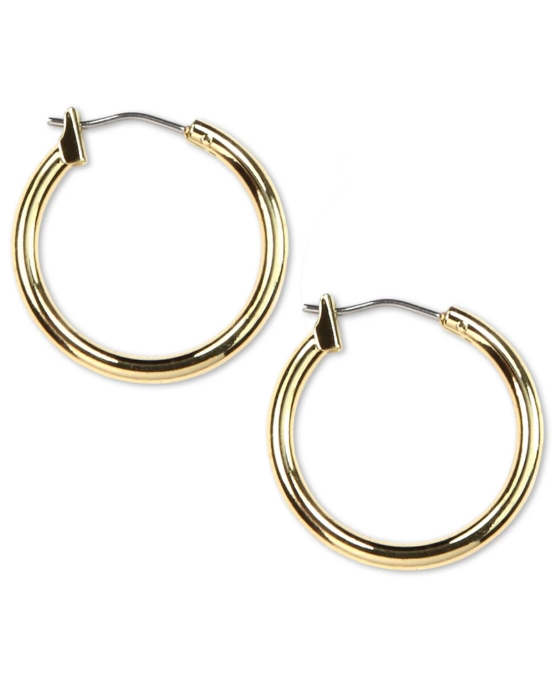 Anne Klein Gold-tone Hoop Earrings, 1"