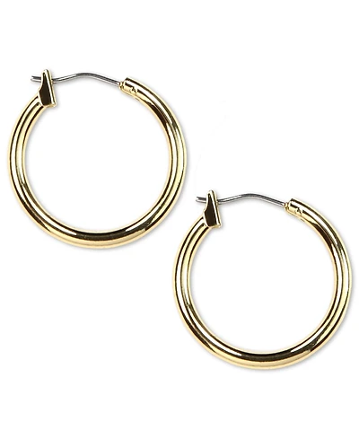 Anne Klein Gold-tone Hoop Earrings, 1"