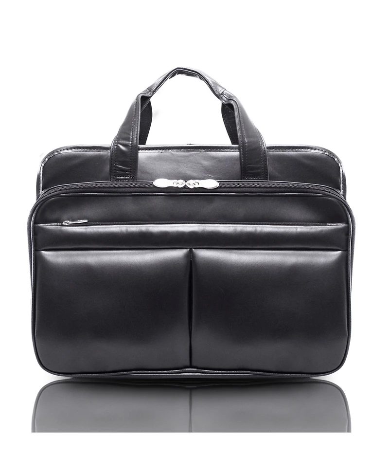 Mcklein Walton 17" Laptop Briefcase with Removable Sleeve