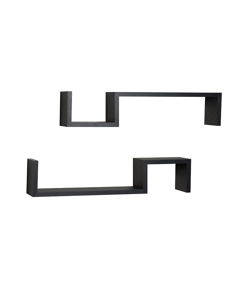 Danya B. "S" Wall Mount Shelves - Set of 2