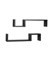 Danya B. "S" Wall Mount Shelves - Set of 2