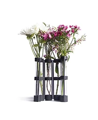 Danya B. Six-Tube Hinged Vases on Rings Stands