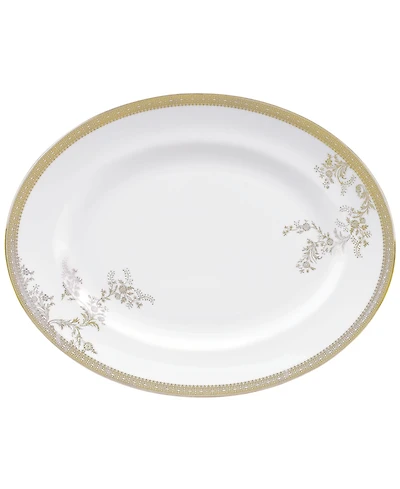 Vera Wang Wedgwood Dinnerware, Lace Gold Oval Platter