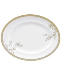 Vera Wang Wedgwood Dinnerware, Lace Gold Oval Platter