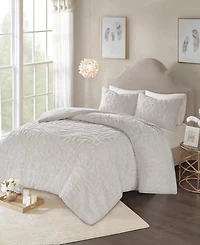 Madison Park Laetitia Medallion 3-Pc. Duvet Cover Set, Full/Queen