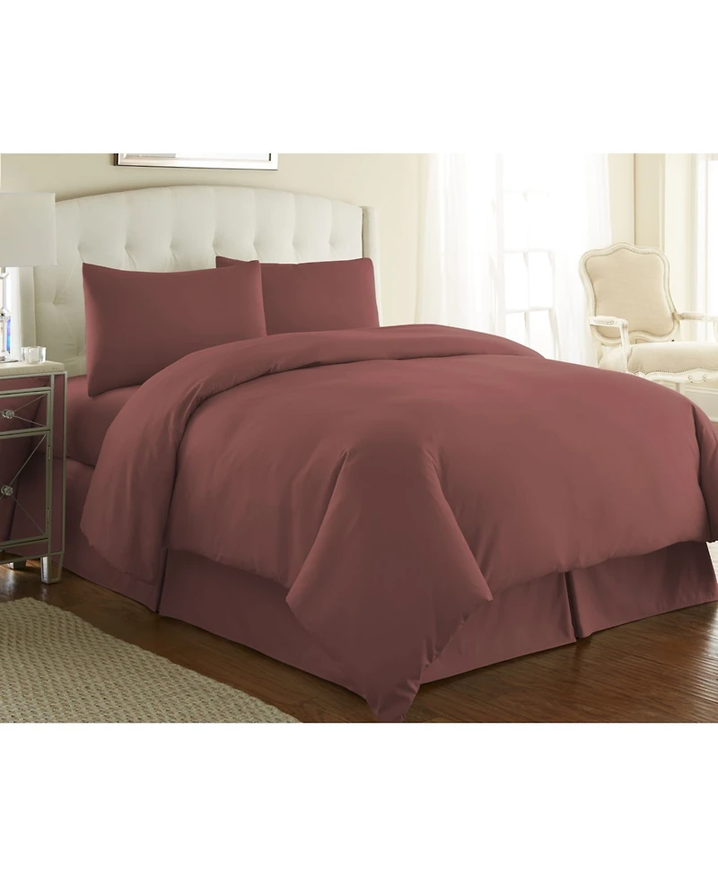 Southshore Fine Linens Ultra-Soft Solid Color 3-Pc. Duvet Cover Set