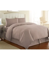 Southshore Fine Linens Ultra-Soft Solid Color 3-Pc. Duvet Cover Set