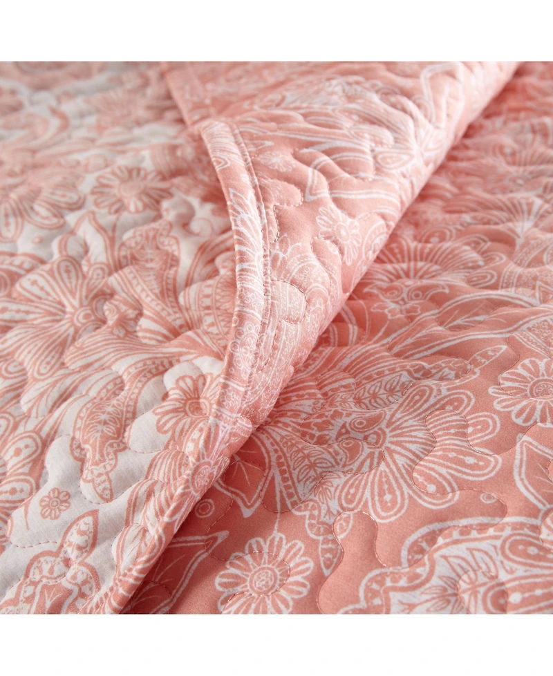 Southshore Fine Linens Boho Perfect Paisley Lightweight Reversible Quilt Set