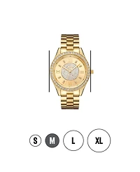 Jbw Women's Mondrian Diamond (1/6 ct.t.w.) 18k Gold Plated Stainless Steel Watch 37mm