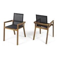 Belfast Outdoor Dining Chair, Set of 2