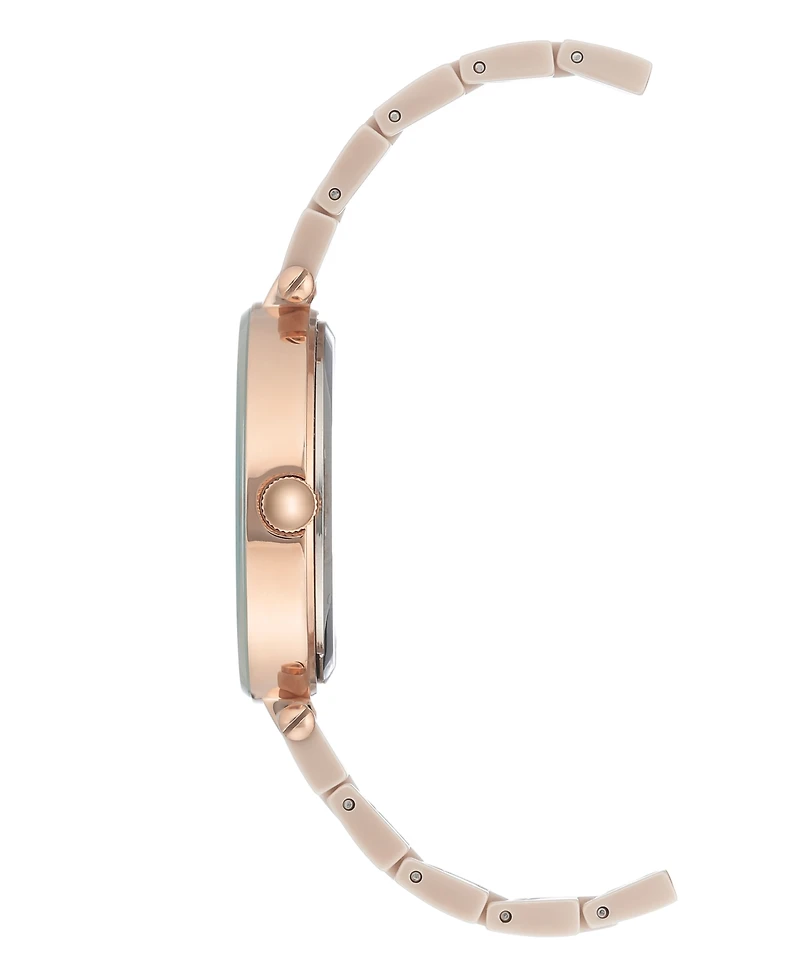 Anne Klein Genuine Mother of Pearl Dial with A Genuine Diamond Watch