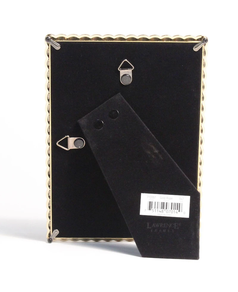 Lawrence Frames Golden Rope Picture Frame - 5" x 7"