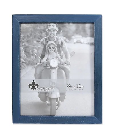 Lawrence Frames Charlotte Weathered Navy Blue Wood Picture Frame - 8" x 10"