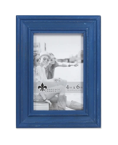 Lawrence Frames Durham Weathered Navy Blue Wood Picture Frame