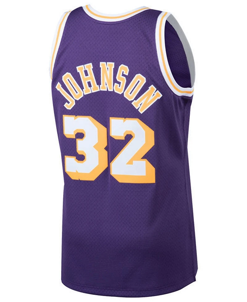 Mitchell & Ness Big Boys Magic Johnson Los Angeles Lakers Hardwood Classic Swingman Jersey