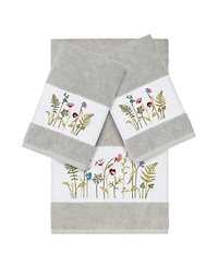 Linum Home Turkish Cotton Serenity -Pc. Embellished Towel Set